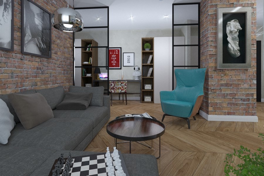 Лофт 62 м2 ЖК Адмирал