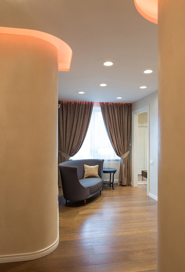 Текстильное оформление квартиры в ЖК "Корона"