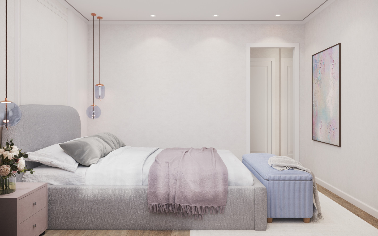 Квартира 80 м2 для семьи с двумя дочками