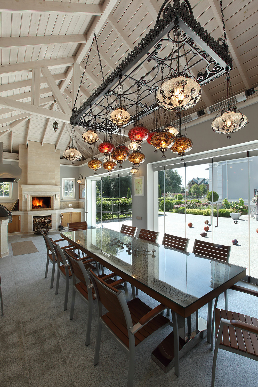 Ангелово. Беседка с Барбекю и Камином.