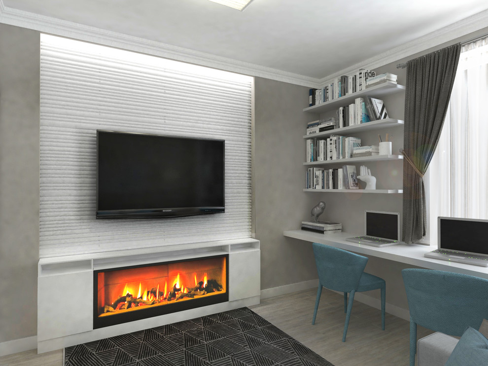 Двушка в голубых тонах