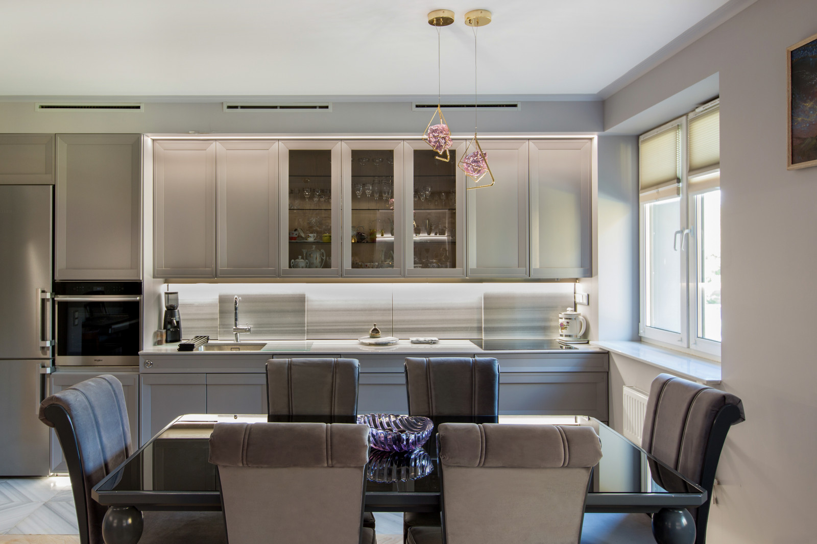 Кухня в квартире Оттенки серого