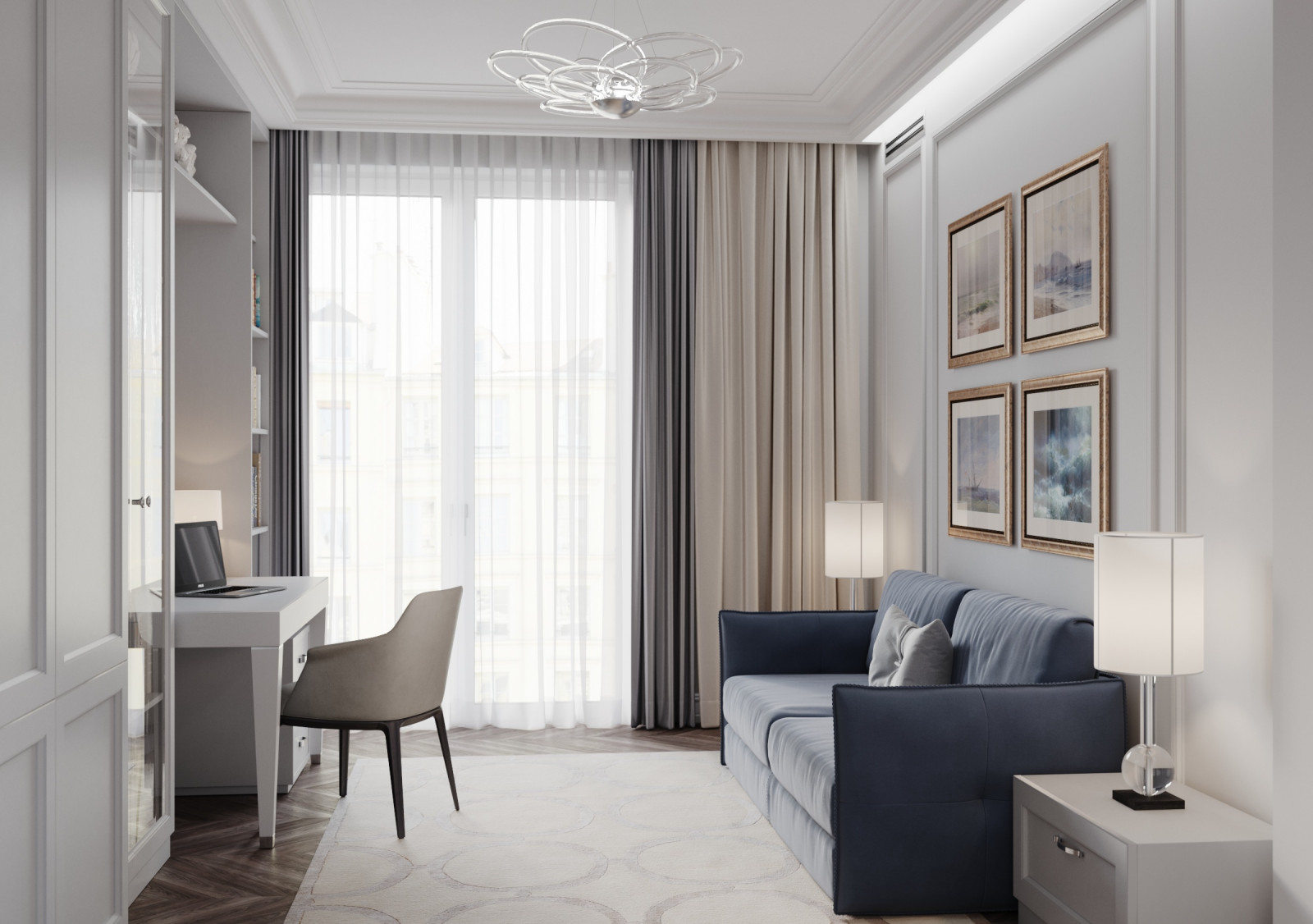 Квартира 144 м² в ЖК "Щедрин"