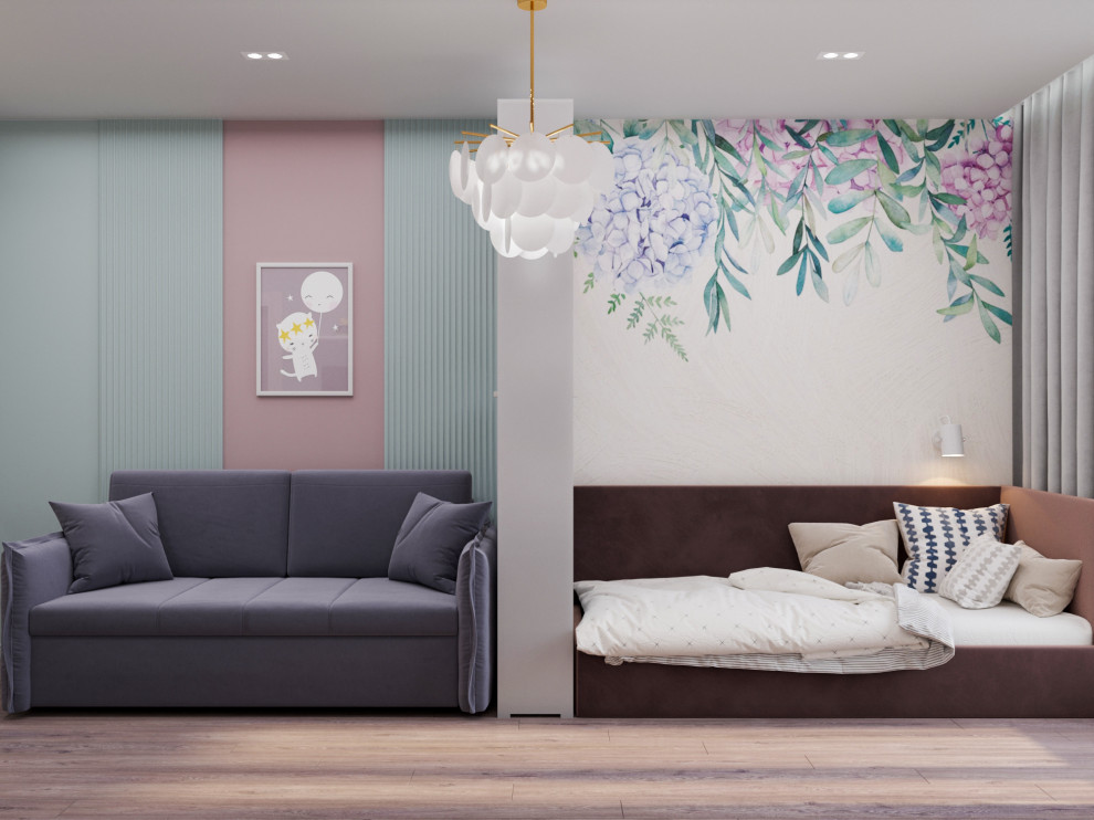 Обложка проекта: Детская для девочки в загородном доме. Кемеровская обл.