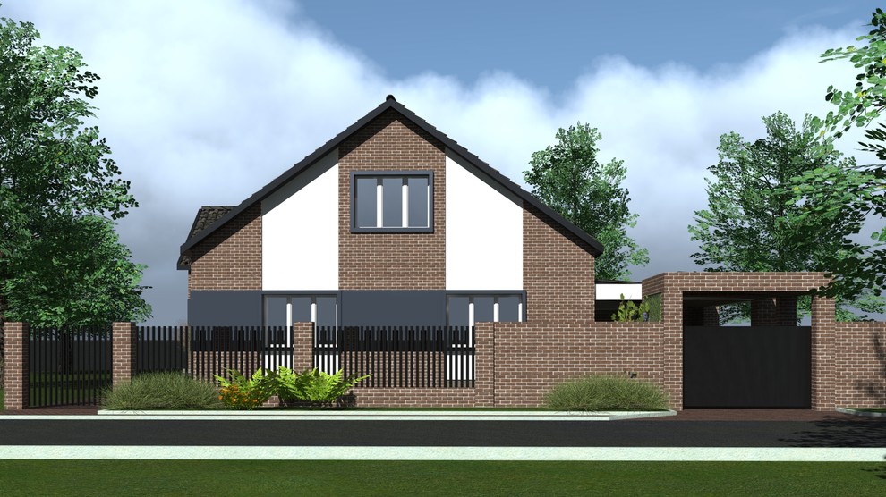 Концепция. Реконструкция фасадов частного дома в г. Тимашевск