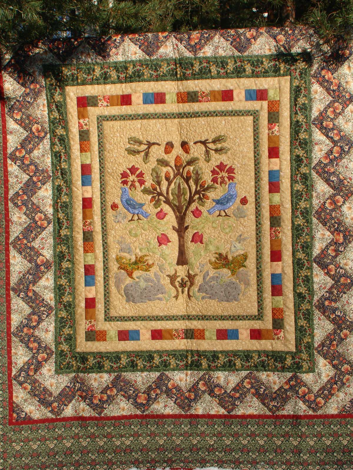 Обложка проекта: Одеяла в технике пэчворк