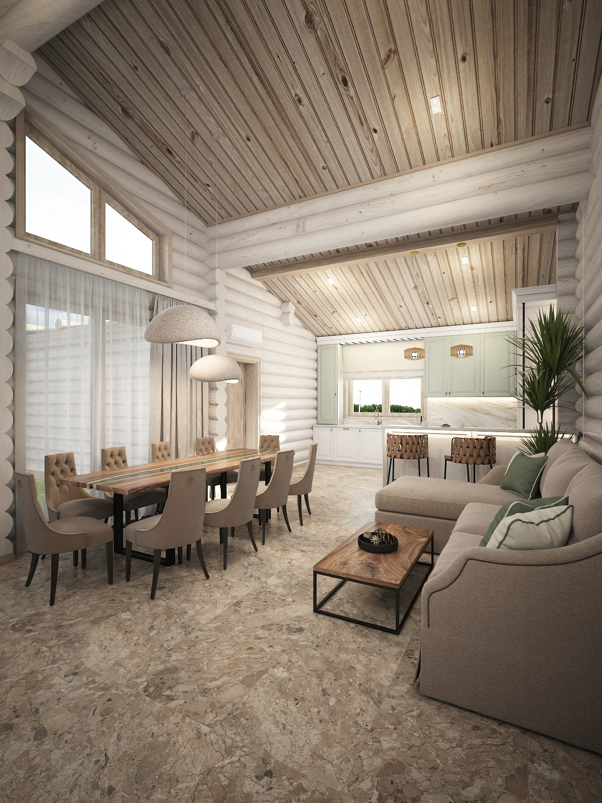 кухня-гостиная