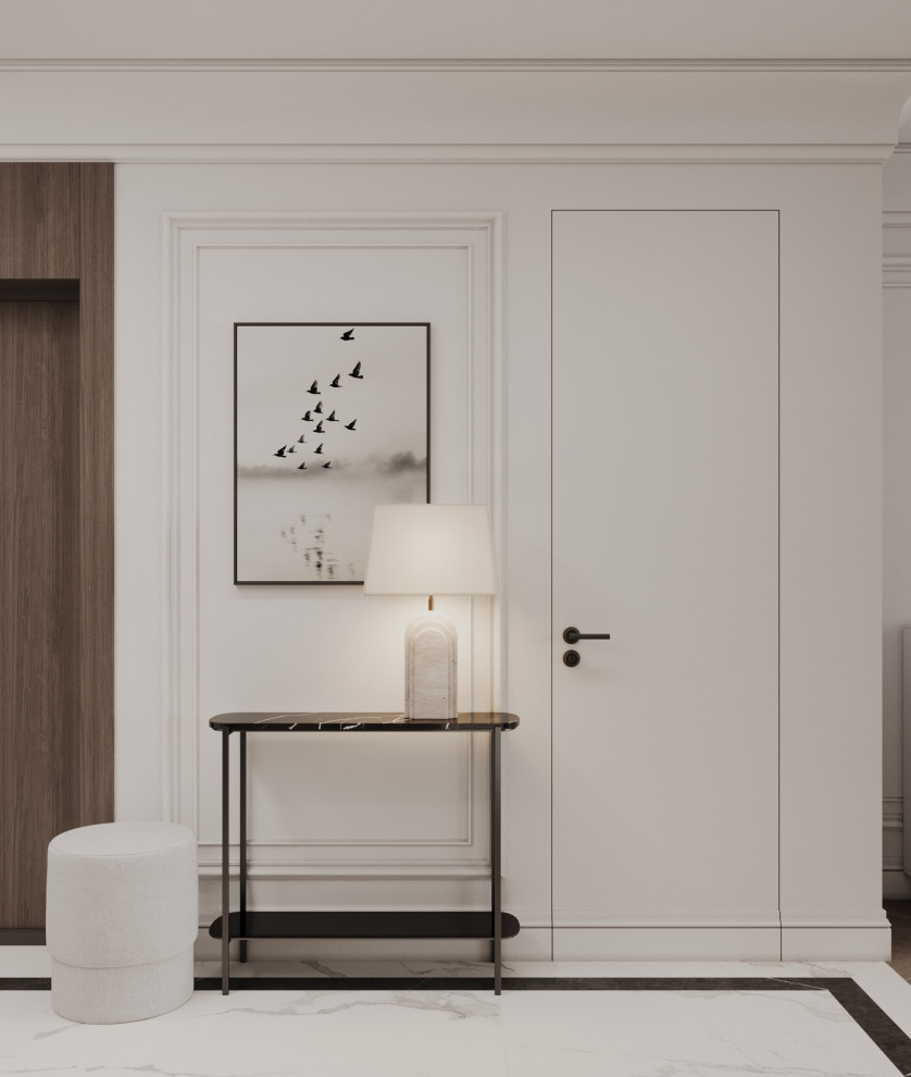 Обложка проекта: Квартира 163 м² в современном стиле в ЖК "Одинбург" г. Москва