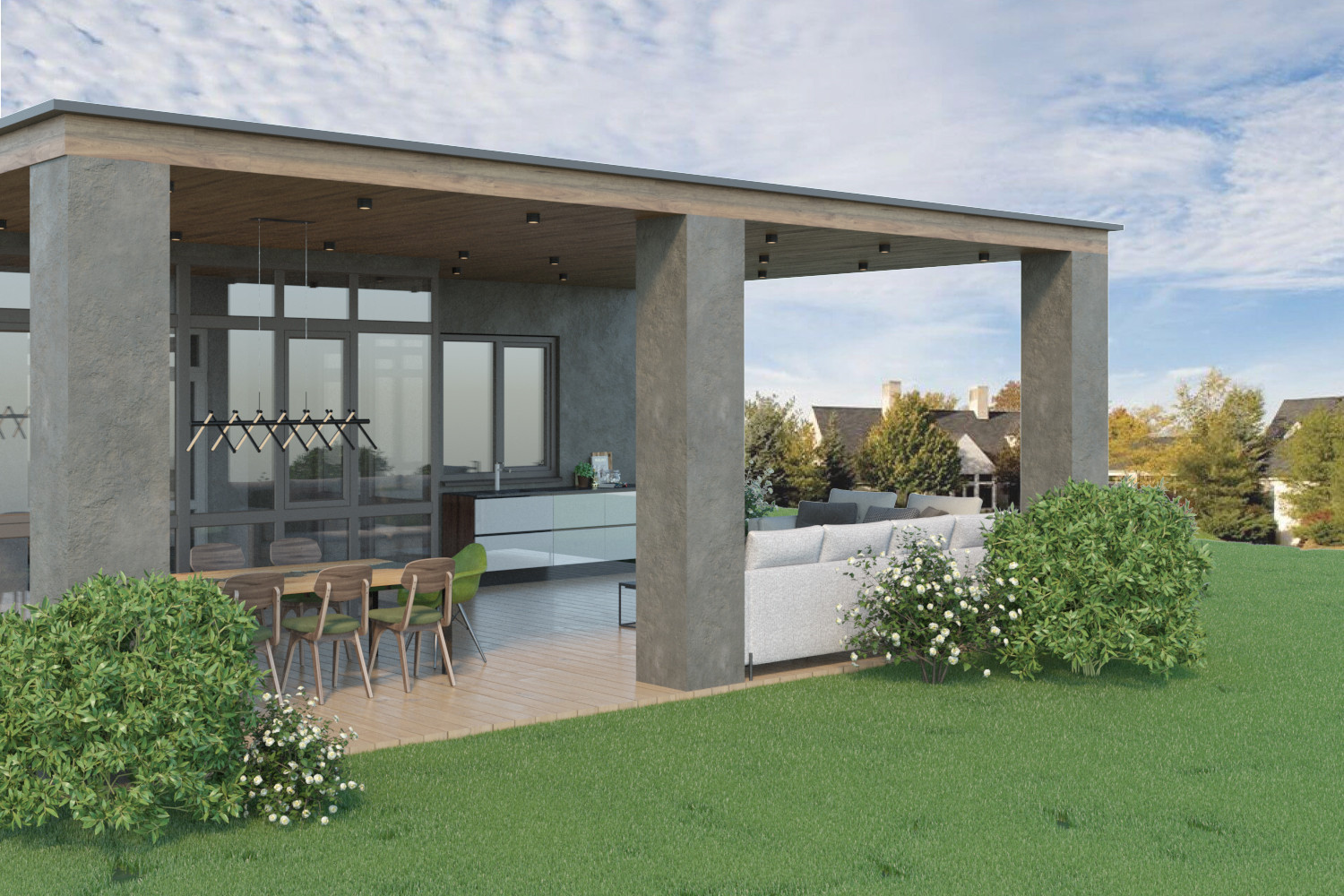 Обложка проекта: Летняя кухня