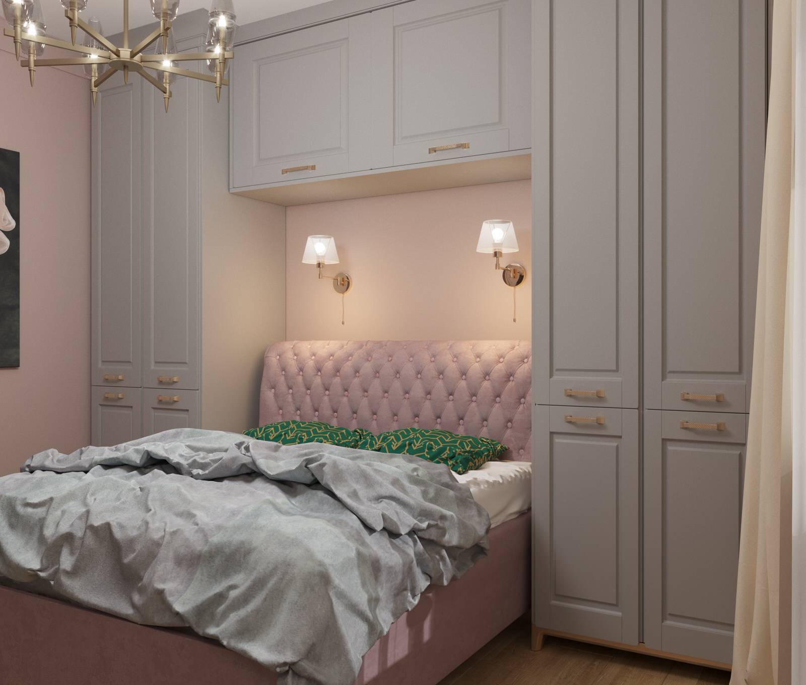 Нежная комната для девушки