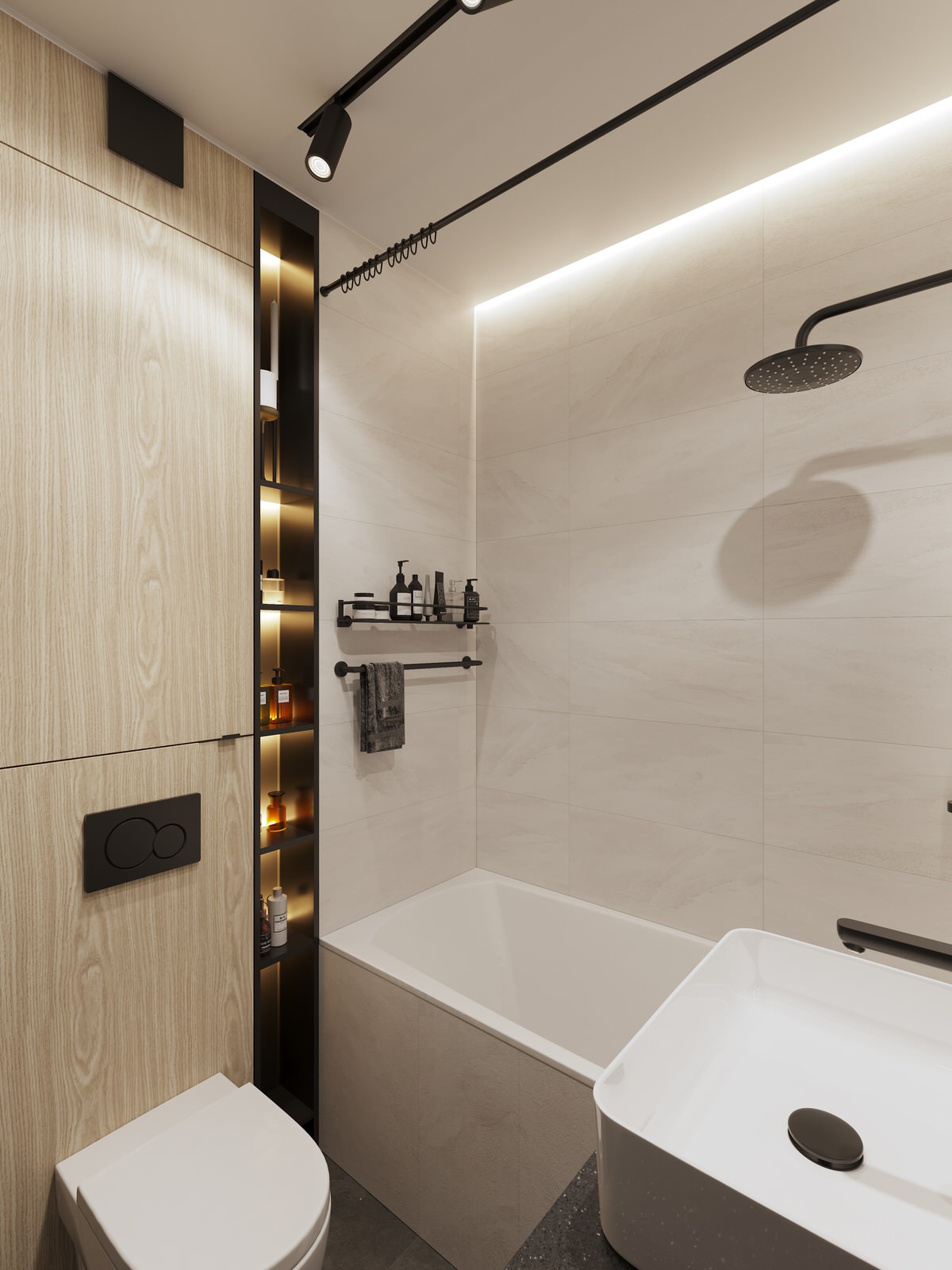 Обложка проекта: Ванная комната в современном стиле