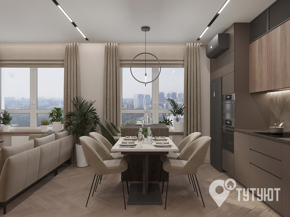 Атмосферная квартира в ЖК Женева