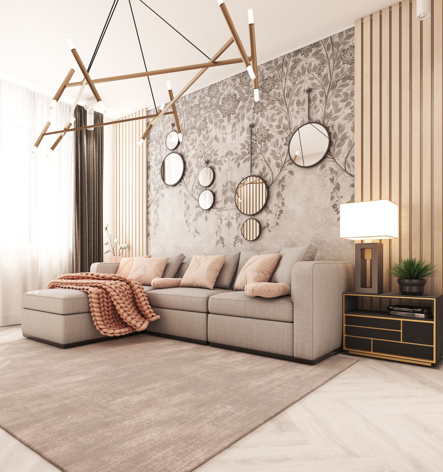 Гостиная для сестер, жк Джаз