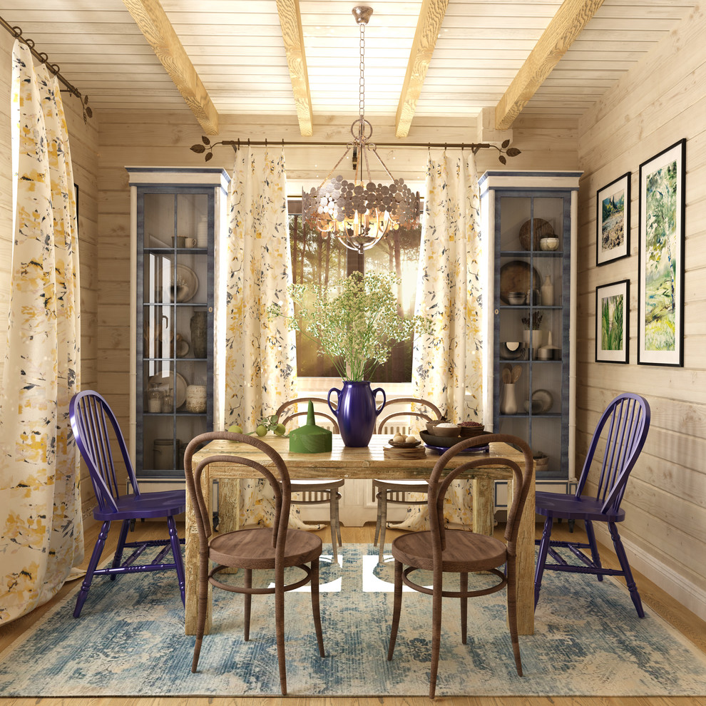 Дом в лесу. Художественное эко-кантри