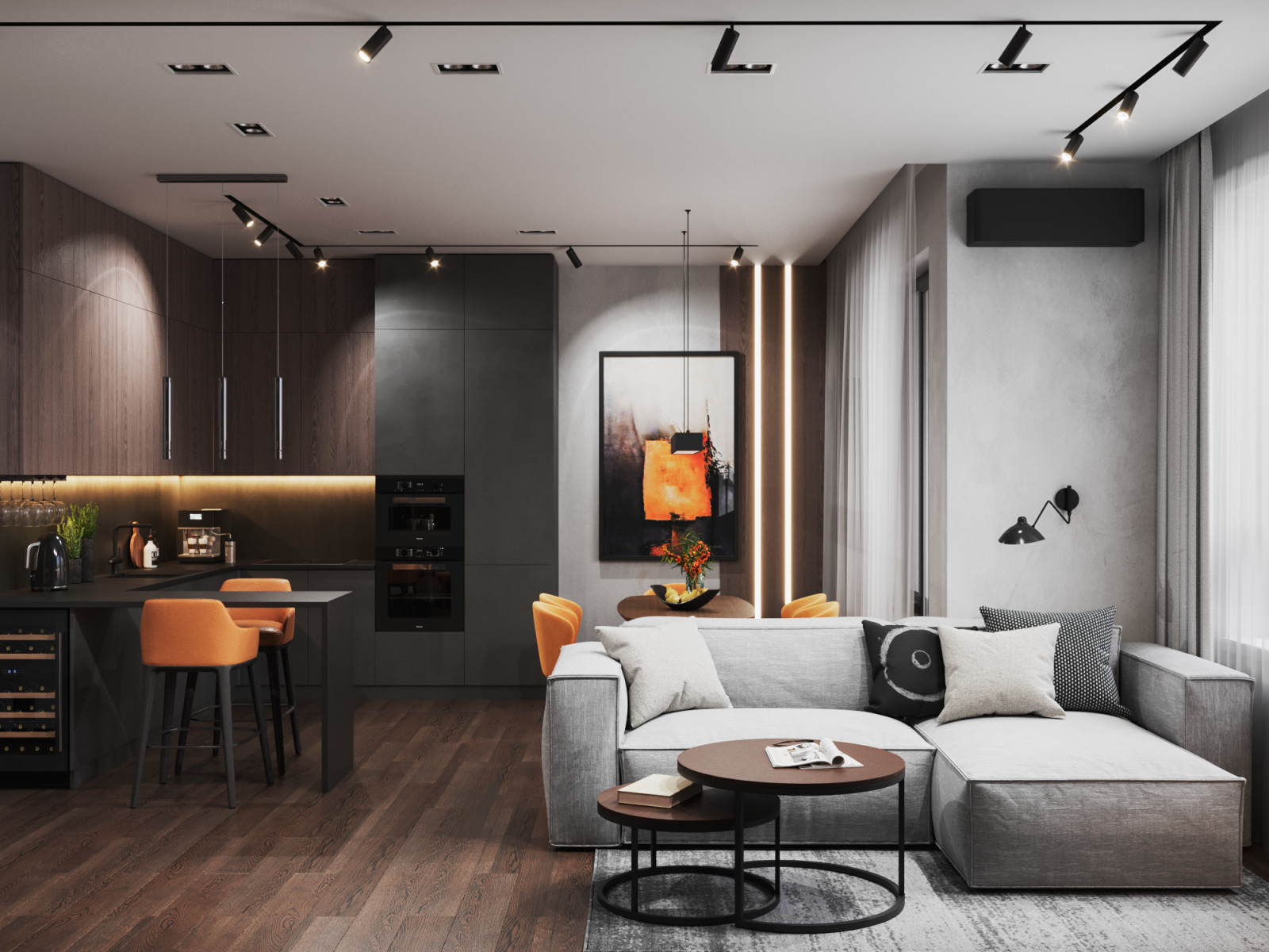 Кухня-гостиная