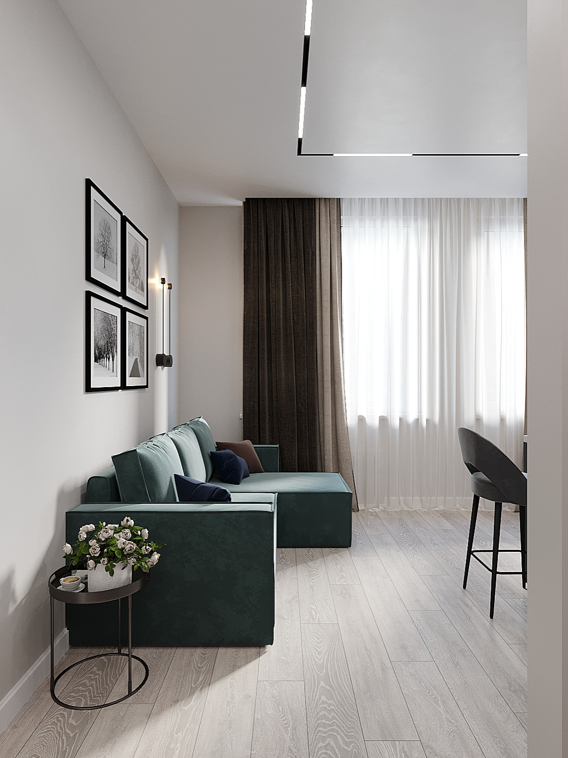 Дизайн- проект ЖК Шервуд 55 кв.м