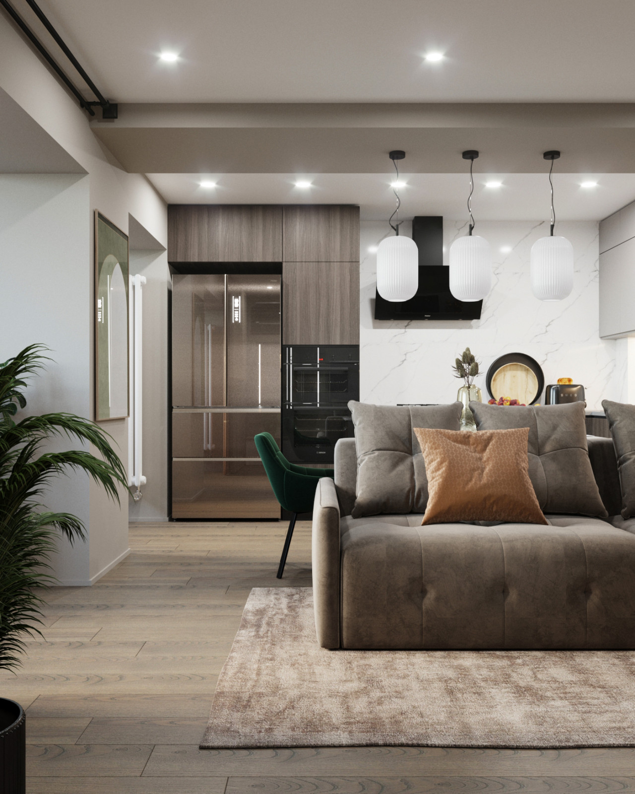 Квартира в современном стиле для стильной семьи