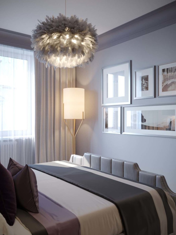 Модный интерьер двухкомнатной квартиры в духе современной Европы 75 метров