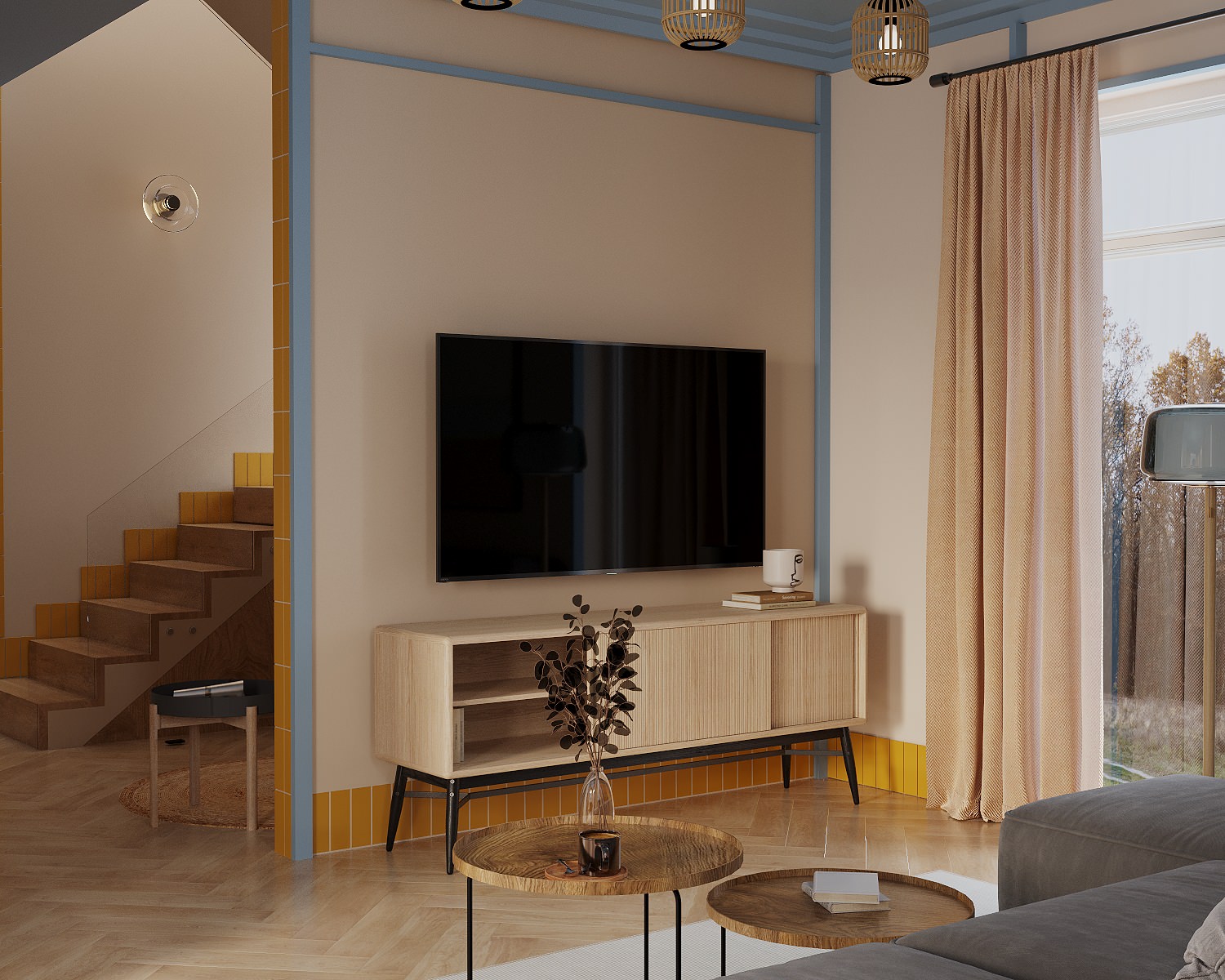 Двухэтажный дом на берегу Балтийского моря в поселке Янтарный