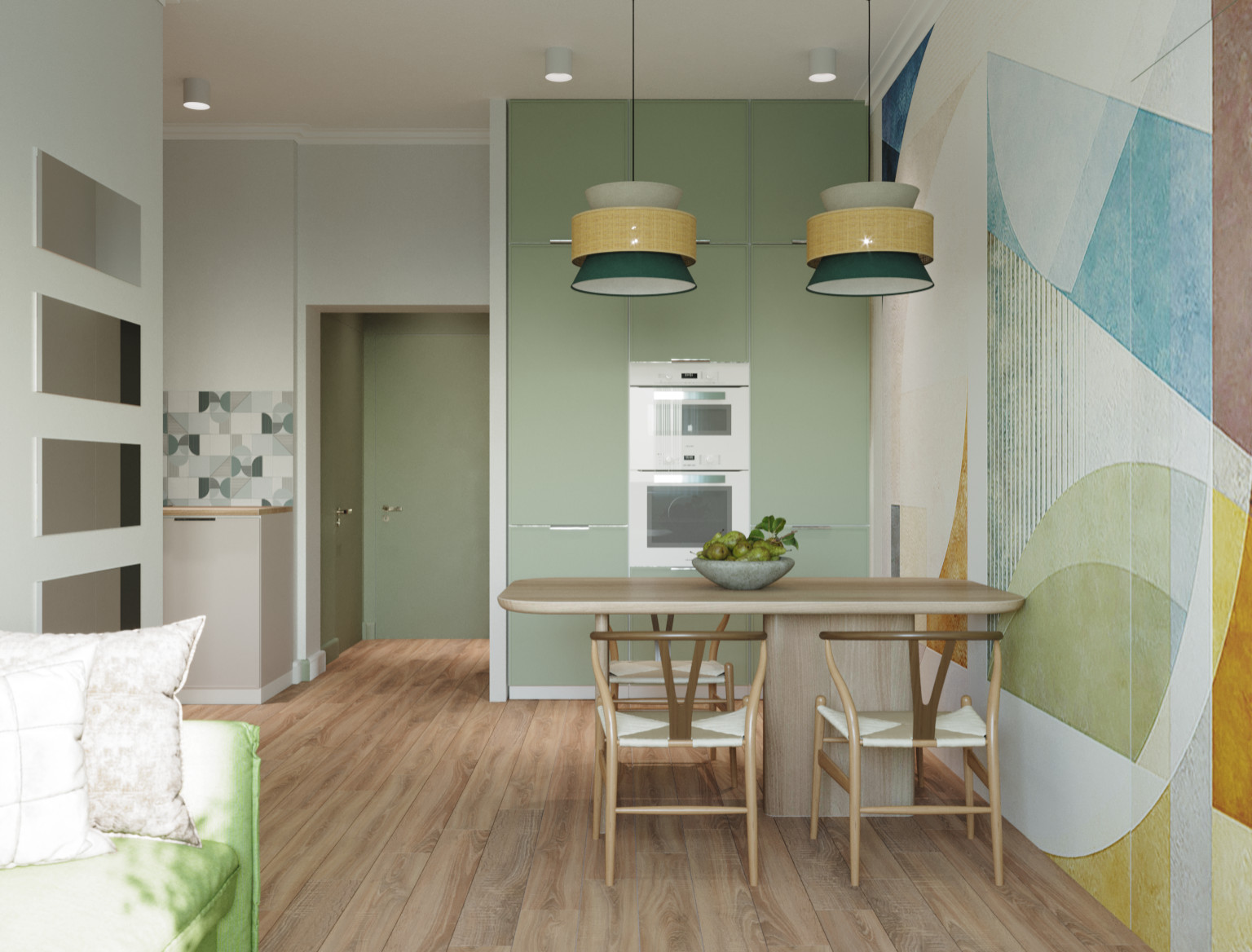 Пастельная геометрия