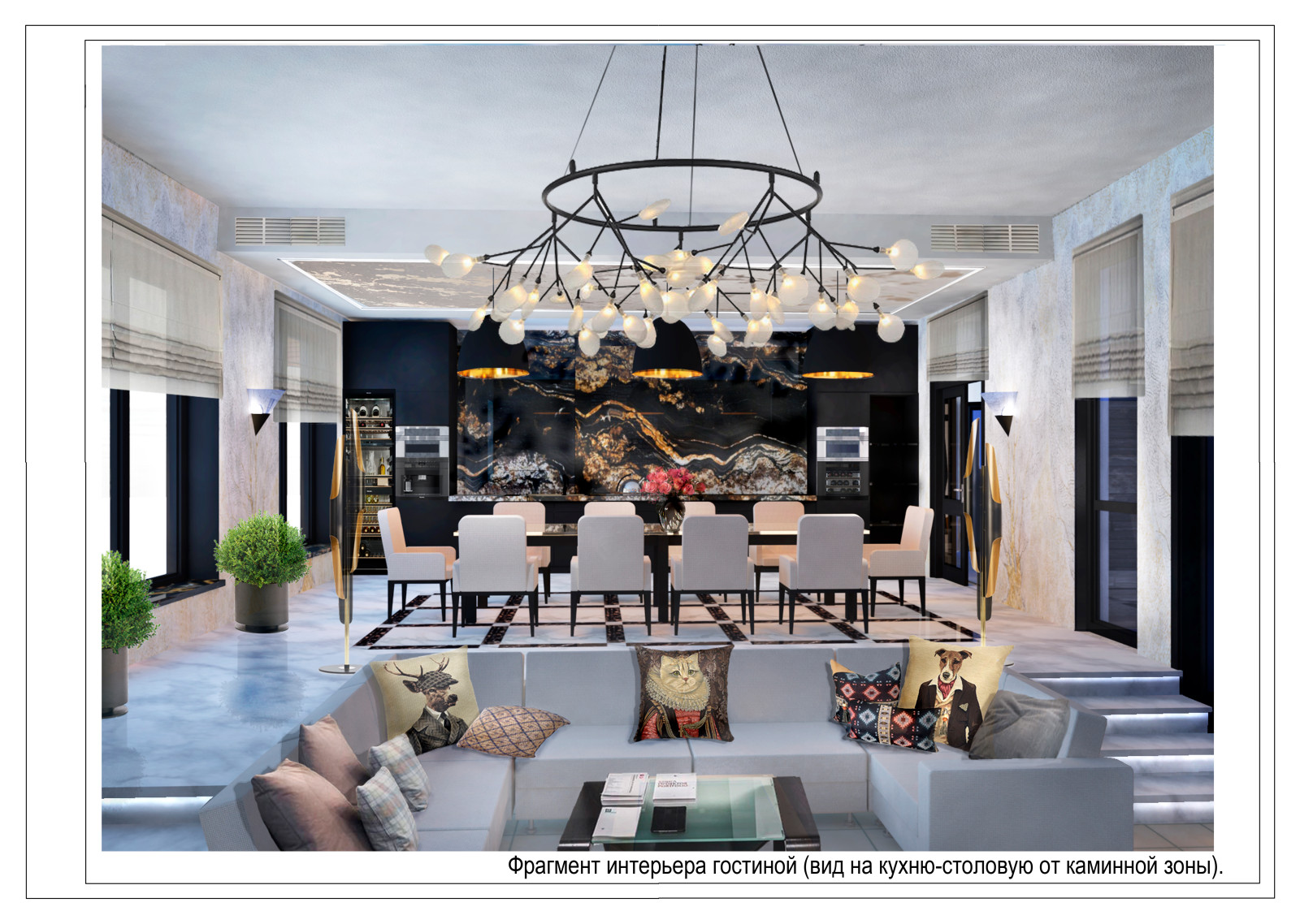 Жилой дом с эксплуатируемой кровлей в посёлке Велегож Парк Престиж