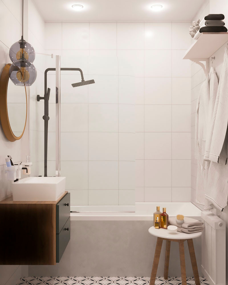 Полный проект двухкомнатной квартиры