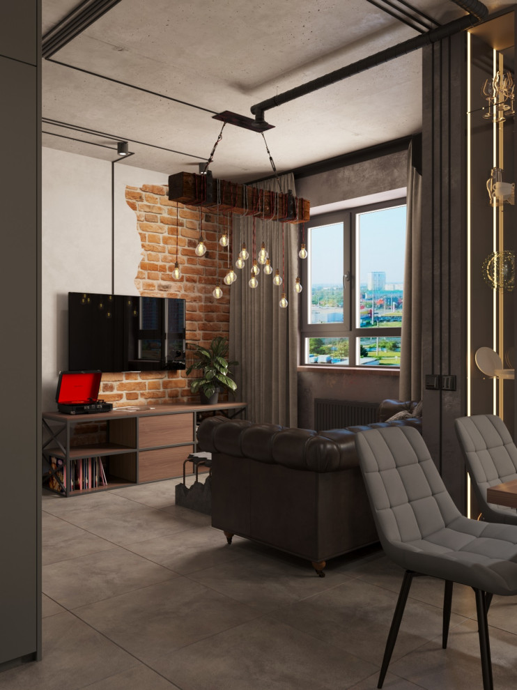 Квартира в стиле лофт