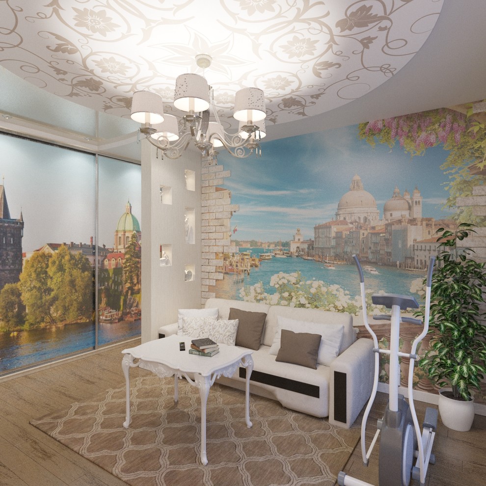 кухня-гостиная в ЖК Бавария