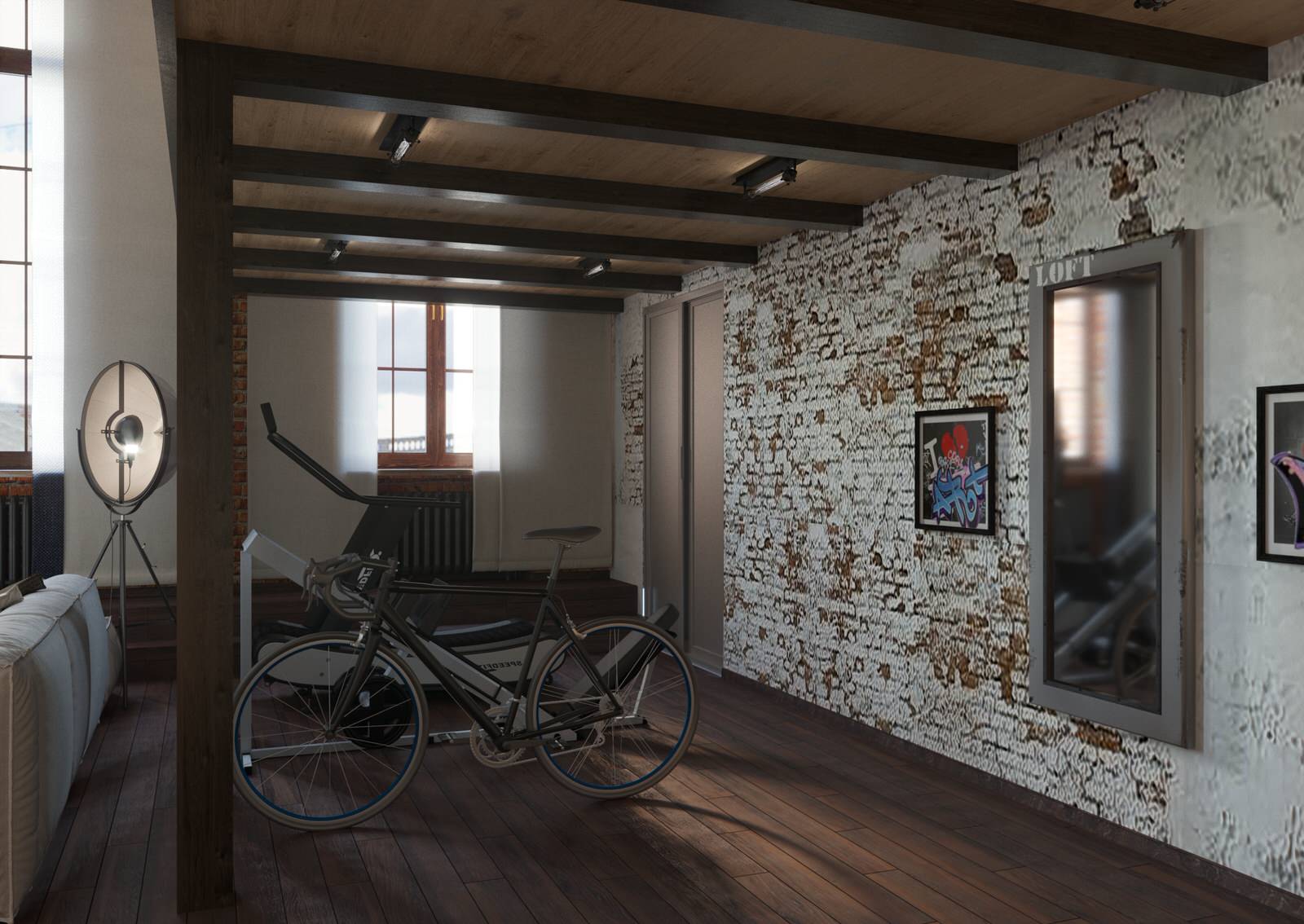 Квартира в центре Петербурга. Концептуальный дизайн-проект.