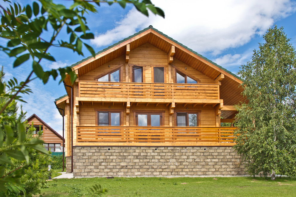 Деревянный дом из клееного бруса 237 метров (СП-237 GOOD WOOD)