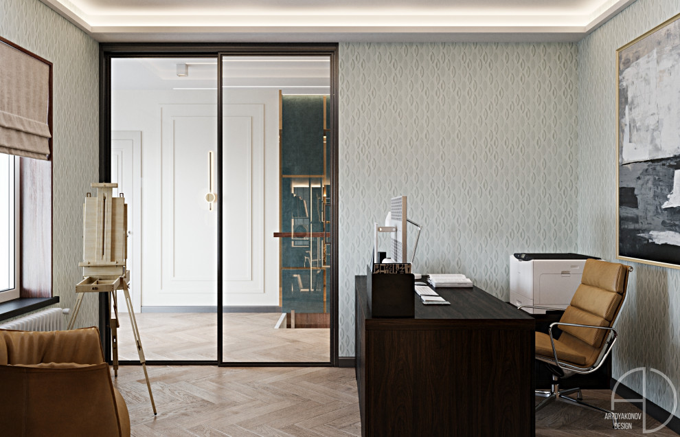 Дизайн интерьера загородного дома. Поселок Зеркальный 250 м2