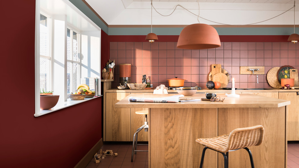 Продукция Dulux на кухне