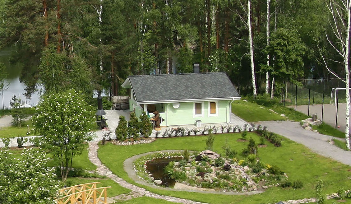 Баня на берегу Вуоксы