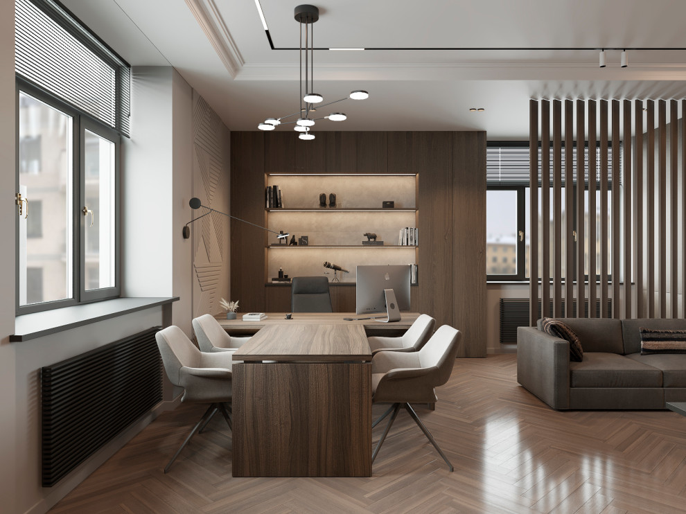 Обложка проекта: Дизайн интерьера кабинета директора