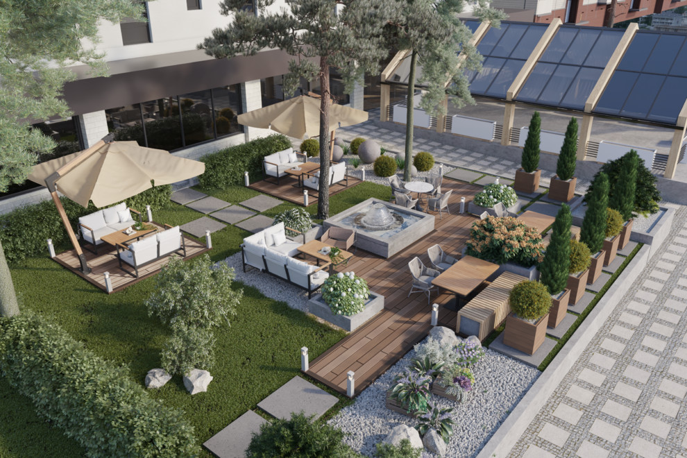 Обложка проекта: Благоустройство территории кафе "SKAZKA" в городе Анапа.