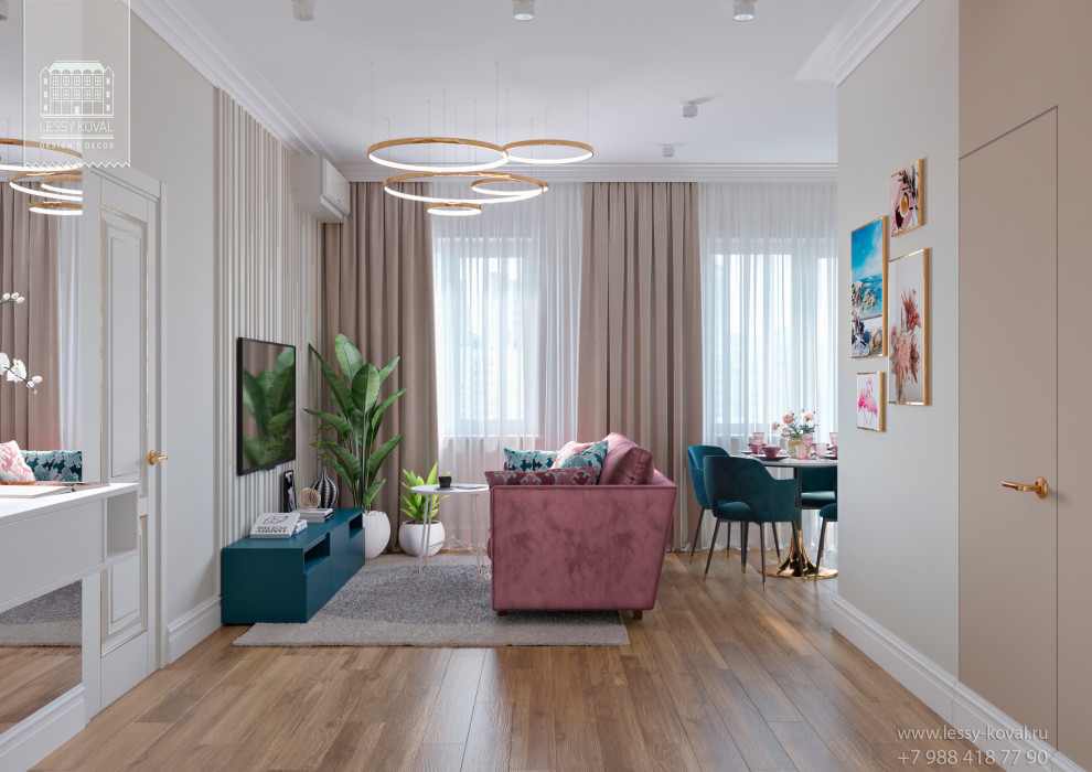 Море и фламинго