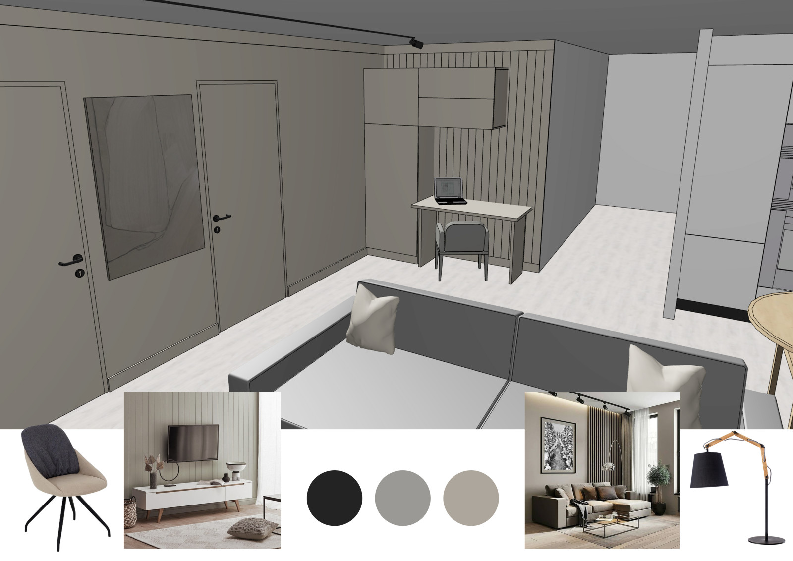 Концепция гостиной