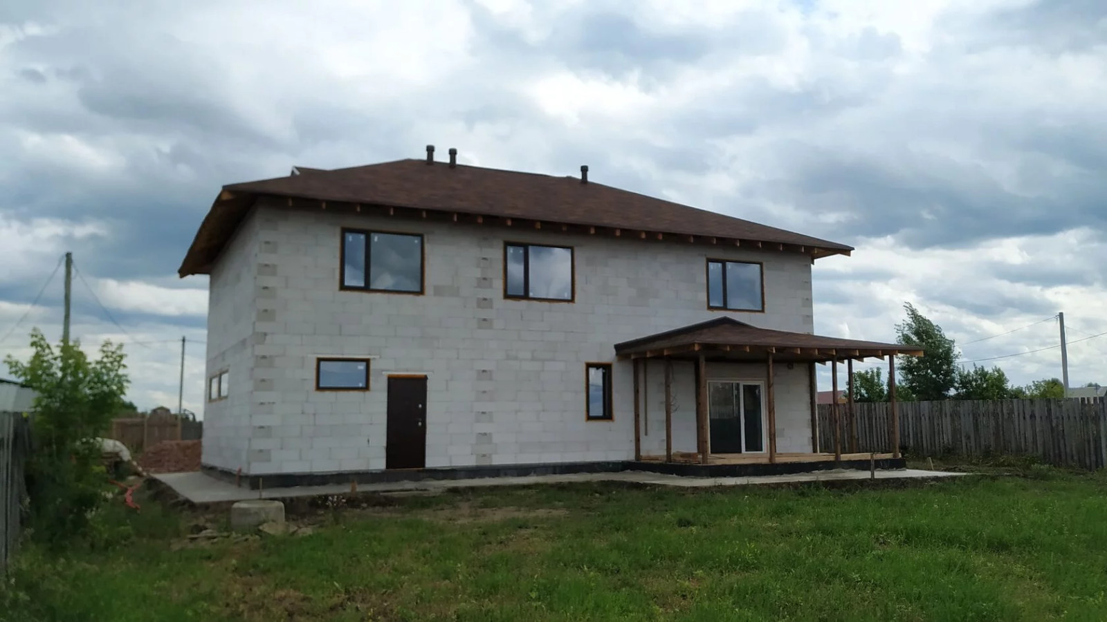 Дом из газобетона "Семья 330"