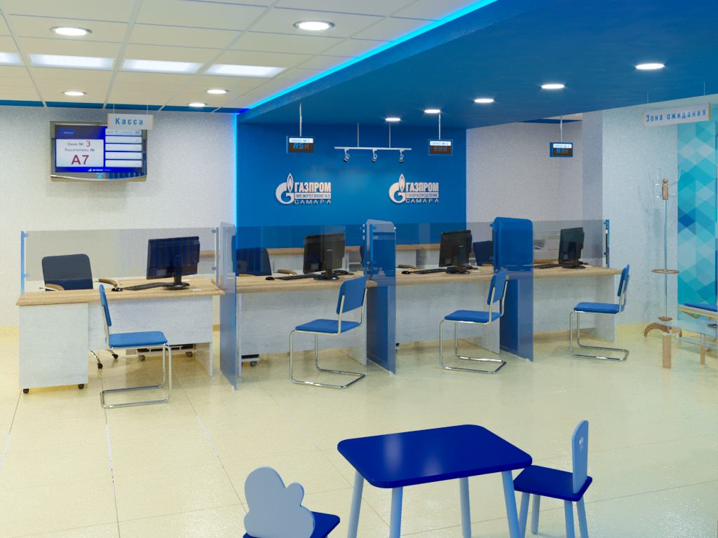 Разработка дизайн-проекта Единого клиентского центра в г. Самара