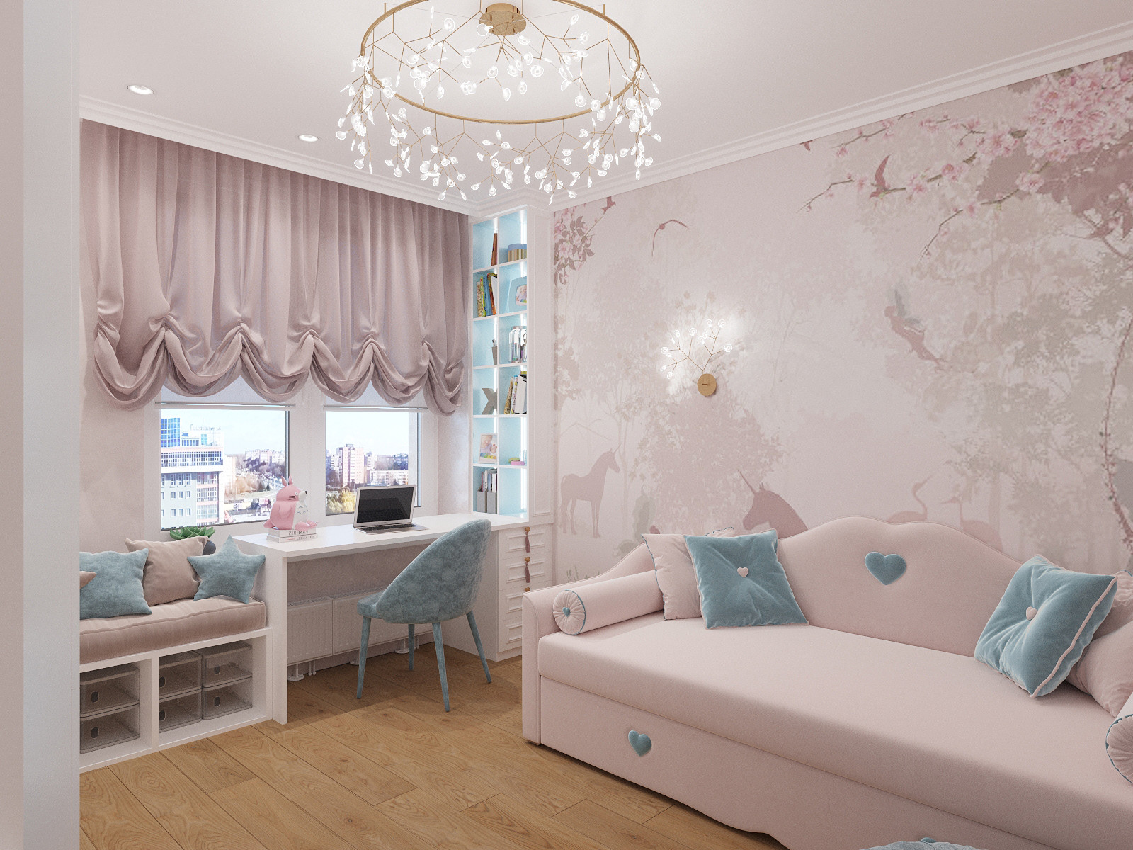 Проект двухуровневого пентхауса в ЖК "Парковый"