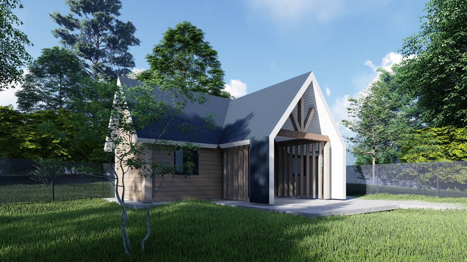 Complex of modern houses Ust-Kachka