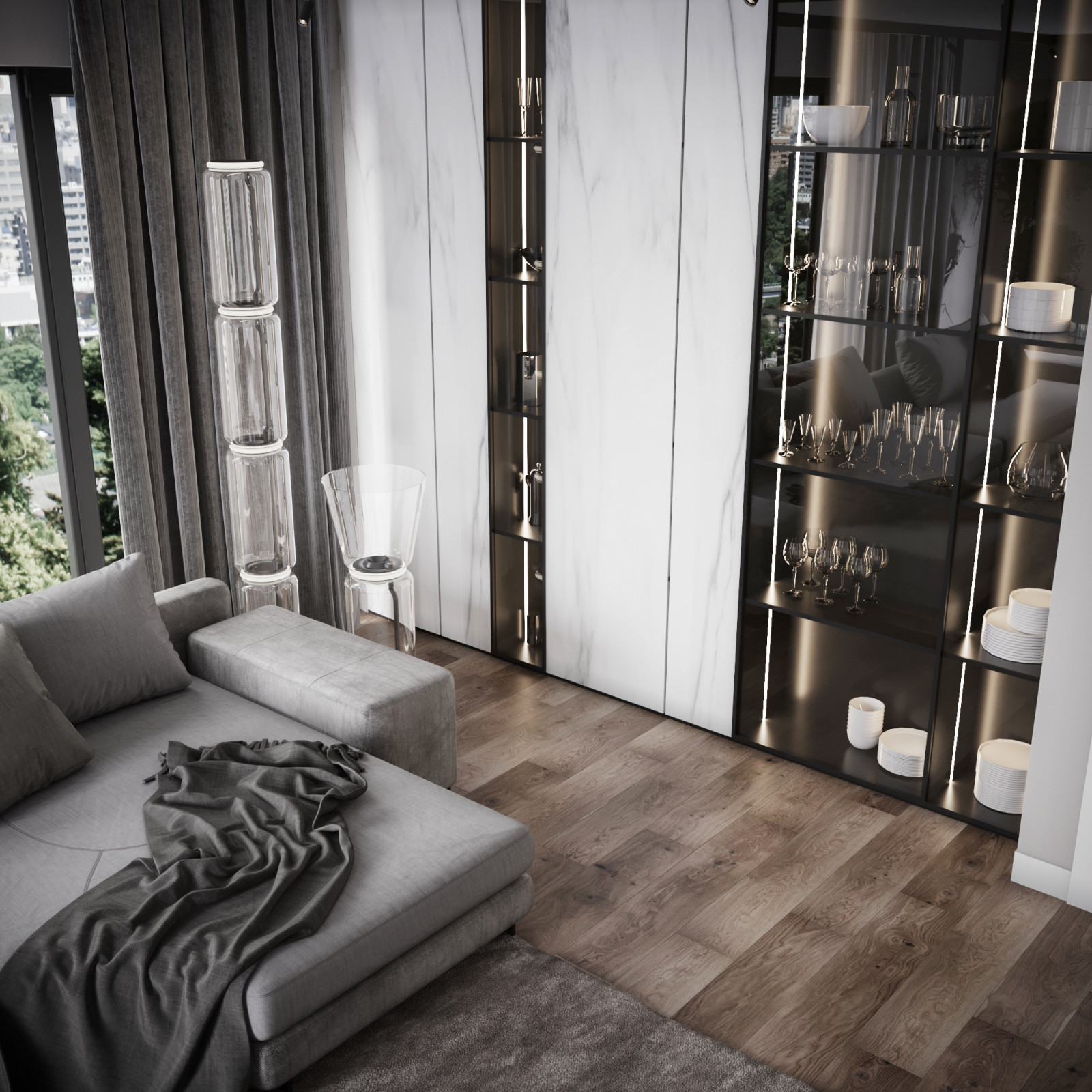 Эстетичное хранение посуды