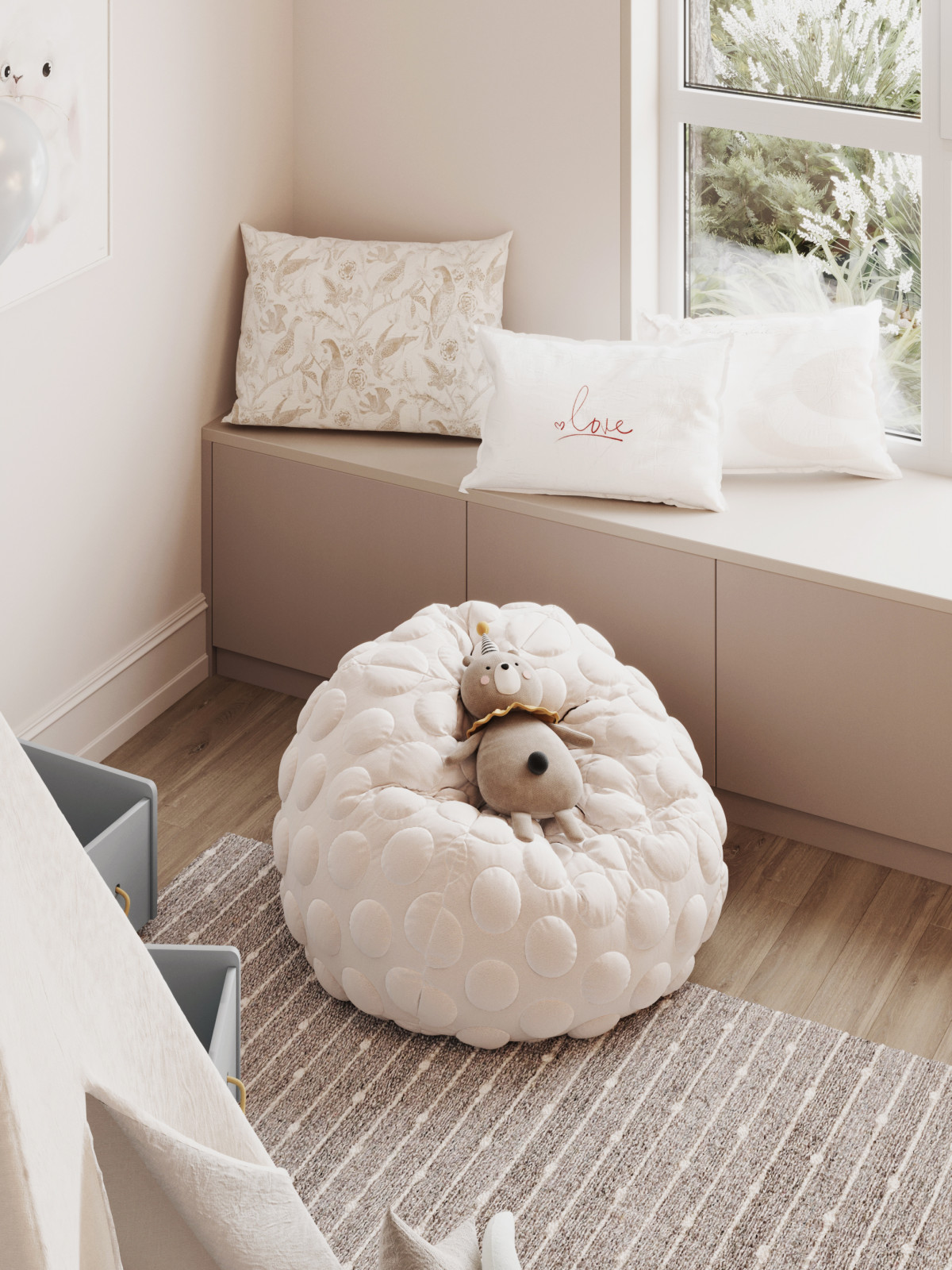 Нежная детская комната