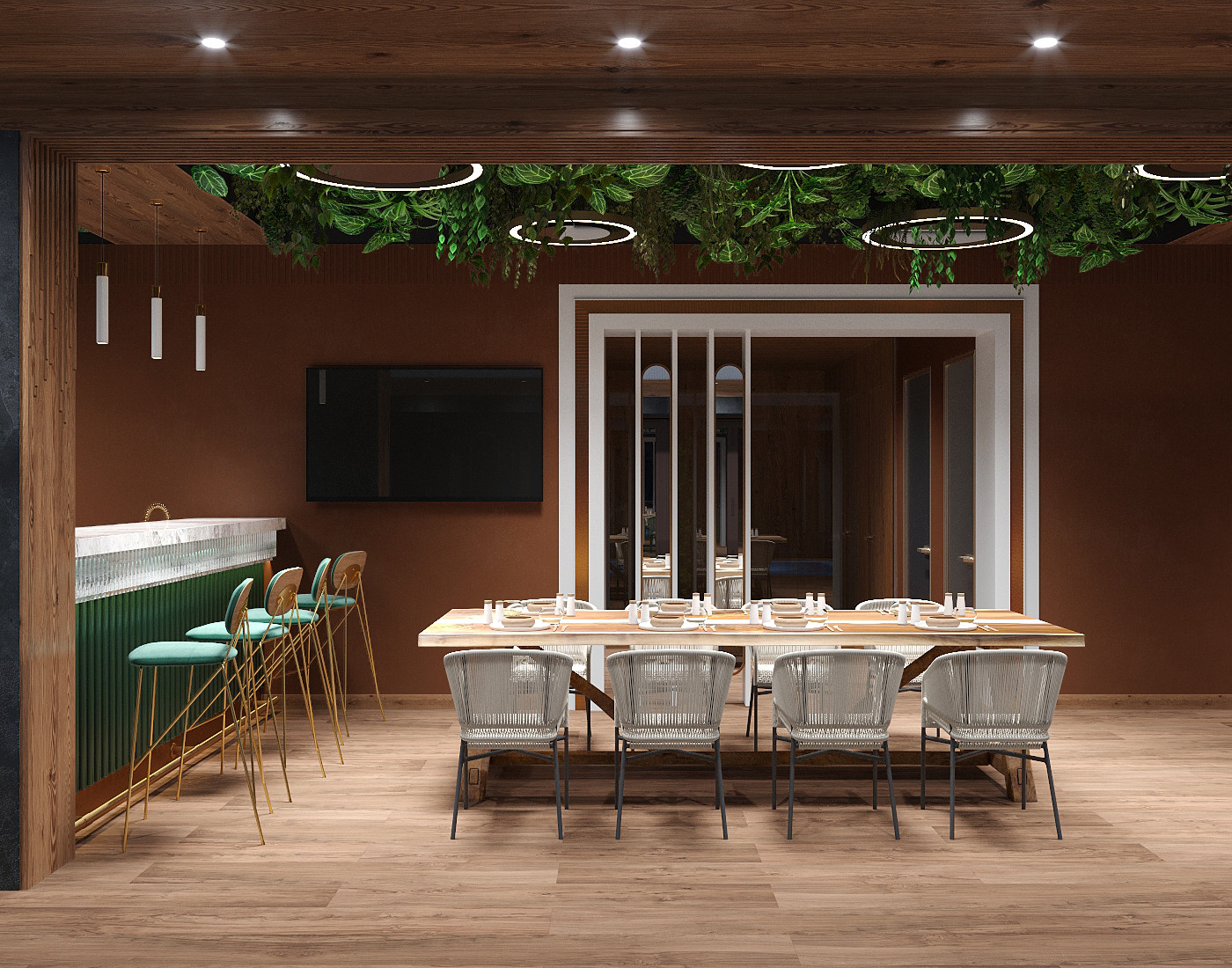 Дизайн проект интерьера SPA