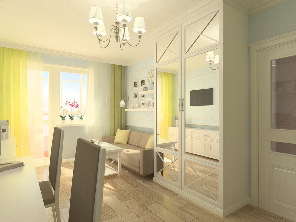 Интерьер квартиры 36 м.кв. в ЖК Белые росы, г. Красноярск