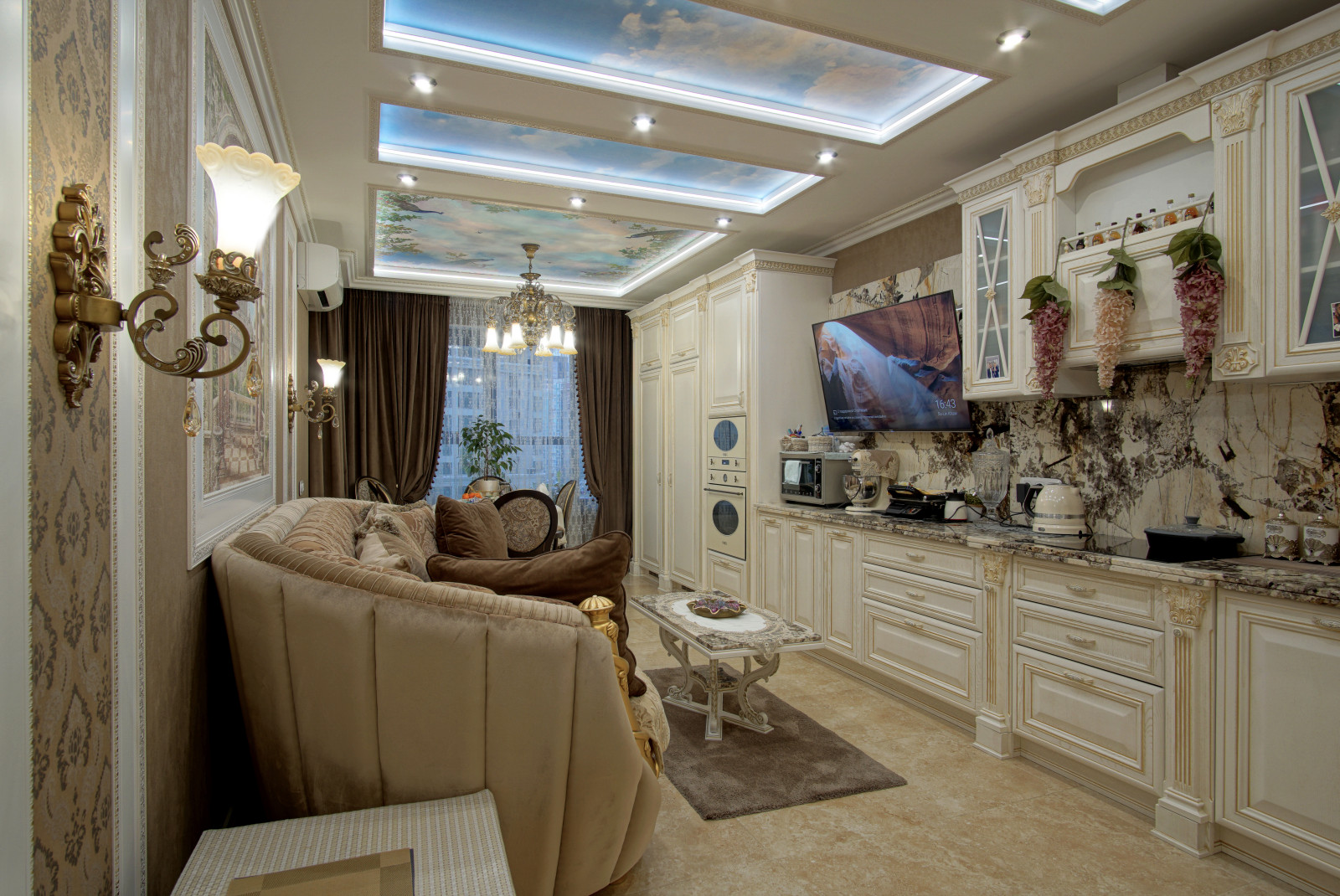 ГОТОВЫЙ РЕМОНТ КВАРТИРЫ 260 КВ.М В ЖК "ТУРГЕНЕВ" Г.КРАСНОДАР