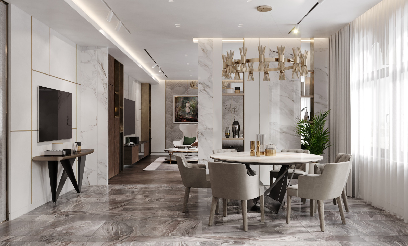 Квартира 210 м² в ЖК «Русский дом»