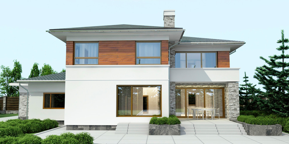 Проект дома в современном стиле