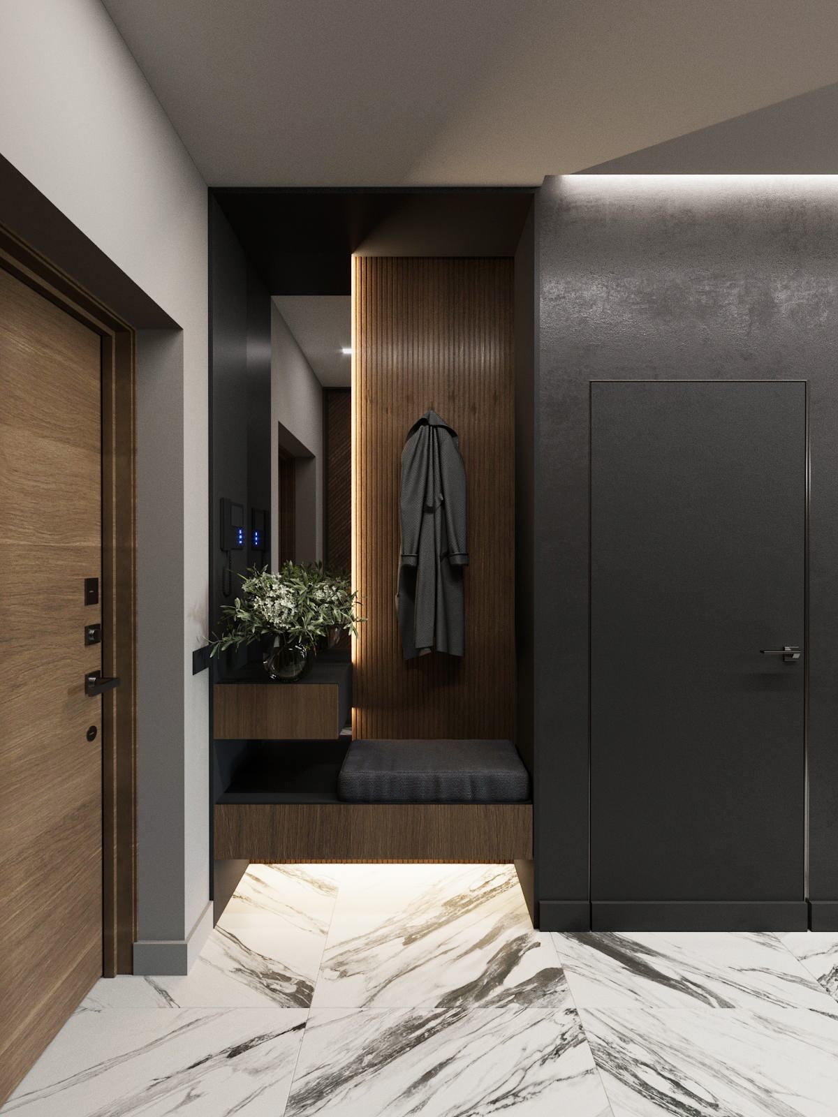 Проект квартиры. ЖК "Изумрудный". В двух вариантах