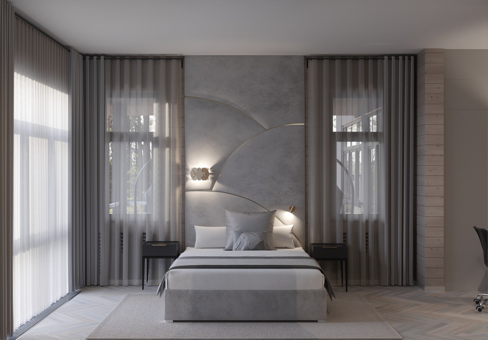 Детская спальня в проекте загородного дома